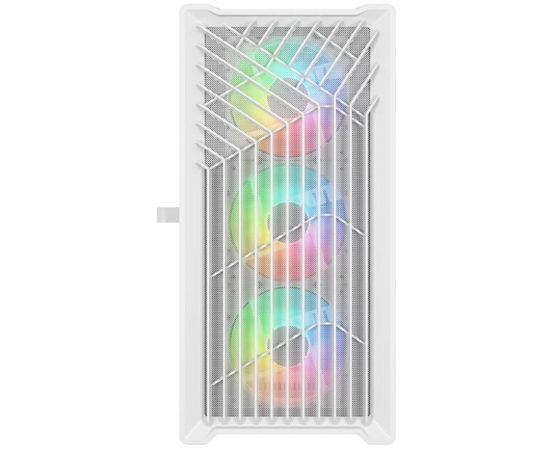  Корпус Powercase Mistral Micro X4W (CMMXW-L4), Tempered Glass, 4х 120mm 5-color fan, белый, mATX 
