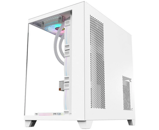  Корпус 1STPLAYER Megaview MV8-TP White (MV8-TP-WH) / ATX 