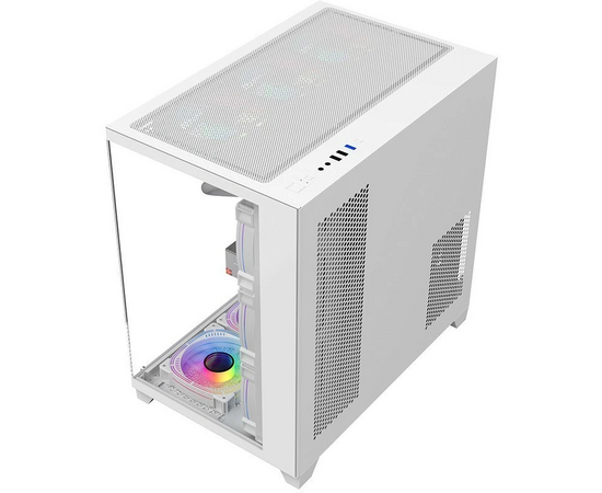  Корпус 1STPLAYER Megaview MV8-TP White (MV8-TP-WH) / ATX 