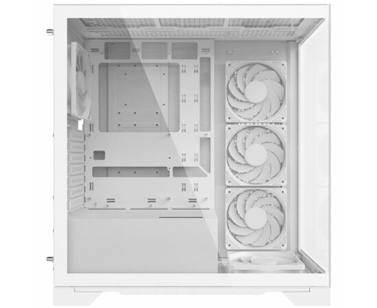  Корпус XPG Invader X White (INVADERXMT-WHCWW) Mid-Tower Gaming ATX PC Case with Panoramic View, Tempered Glass Panels, and RGB Lighting Black 