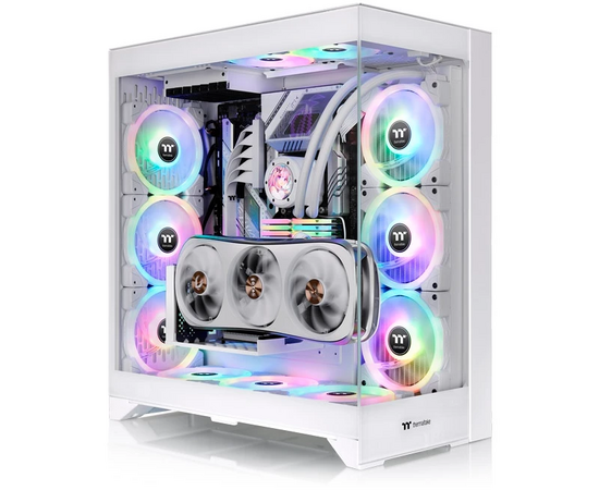  Корпус Thermaltake CTE E600MX Hydrangea Blue белый (CA-1Y3-00M6WN-00) без БП E-ATX 11x120mm 4x140mm 2xUSB3.0 audio bott PSU 