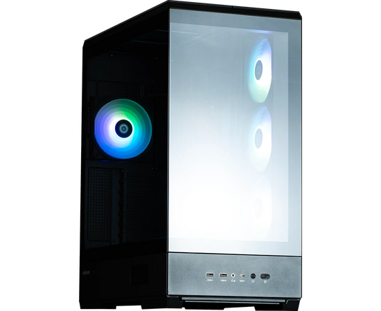  Корпус ZALMAN P50 DS Black, без БП, боковое окно (закаленное стекло), черный, ATX 