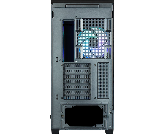  Корпус ZALMAN P50 DS Black, без БП, боковое окно (закаленное стекло), черный, ATX 