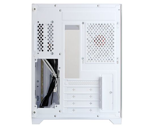  Корпус Ginzzu V490 RGB подсветка, контроллер CRC6, 3* 12R6 FAN 12CM RGB, закаленное стекло 1*USB 3.0,1*USB 2.0, AU Белый mATX 