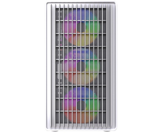  Корпус Powercase Mistral Micro C4W ARGB (CMMCW-A4), Tempered Glass, 4x 120mm ARGB PWM Fan, белый, mATX 