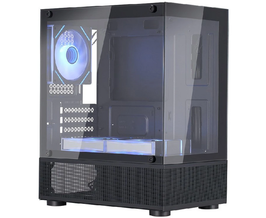  Корпус 1STPLAYER Miku Mi2-A ARGB Black (Mi2-A-BK-2FC7R-1FC7) mATX 