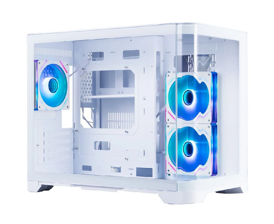  Корпус 1STPLAYER Uview UV6 ARGB White (UV6-WH-2FC7R-W-1FC7-W) / mATX / 3x120mm ARGB fans 