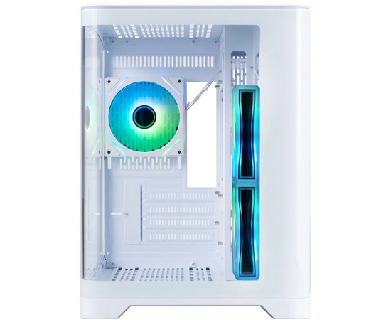  Корпус 1STPLAYER Uview UV6 ARGB White (UV6-WH-2FC7R-W-1FC7-W) / mATX / 3x120mm ARGB fans 