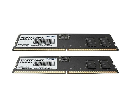  ОЗУ Patriot Signature (PSD532G4800K) DDR5 2x16Gb 4800MHz RTL PC5-38400 CL40 DIMM ECC 288-pin 1.1В 