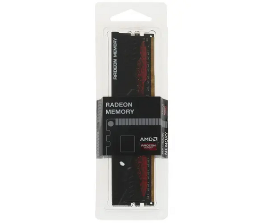  ОЗУ AMD Radeon R7 Performance Series Black Gaming Memory R7S48G2400U2S 8GB DDR4 2400 DIMM Non-ECC, CL16, 1.2V, Heat Shield, RTL 