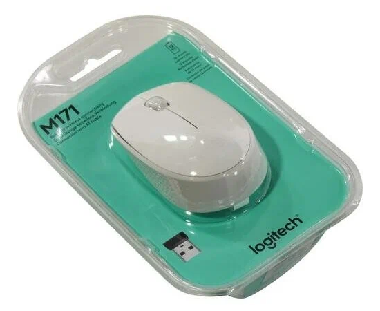  Мышь Logitech M171 Wireless Mouse White (910-006867) 