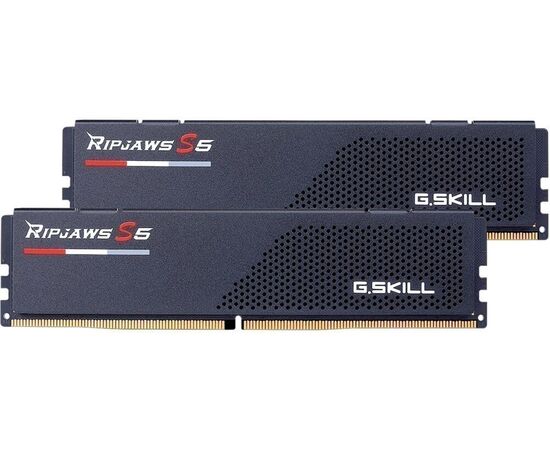  ОЗУ G.SKILL Ripjaws S5 32GB (F5-6000J3040F16GX2-RS5K) (2x16GB) DDR5 6000MHz CL30 (30-40-40-96) 1.35V / Black 