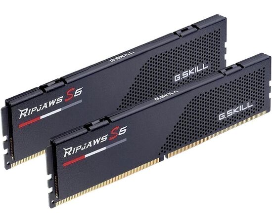  ОЗУ G.SKILL Ripjaws S5 32GB (F5-6000J3040F16GX2-RS5K) (2x16GB) DDR5 6000MHz CL30 (30-40-40-96) 1.35V / Black 