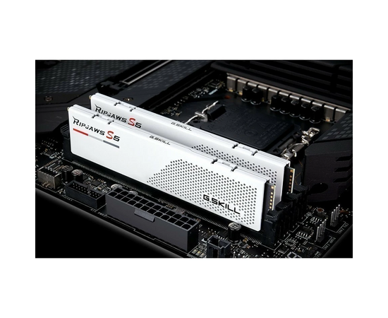  ОЗУ G.SKILL Ripjaws S5 32GB (F5-6000J3040F16GX2-RS5W) (2x16GB) DDR5 6000MHz CL30 (30-40-40-96) 1.35V / White 