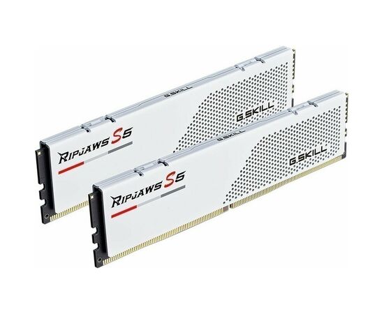  ОЗУ G.SKILL Ripjaws S5 32GB (F5-6000J3238F16GX2-RS5W) (2x16GB) DDR5 6000MHz CL32 (32-38-38-96) 1.35V / White 