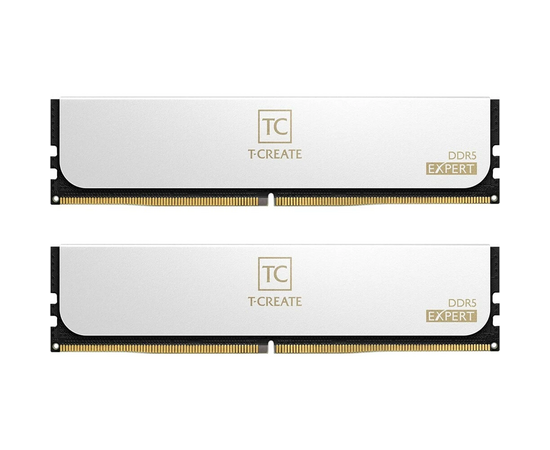  ОЗУ TEAMGROUP T-Create Expert 32GB (CTCWD532G6000HC38ADC01) (2x16GB) DDR5 6000MHz CL38 (38-38-38-78) 1.25V / White 