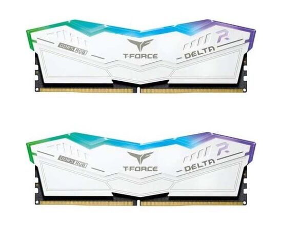  ОЗУ TEAMGROUP T-Force Delta RGB 32GB (FF4D532G5600HC32DC01) (2x16GB) DDR5 5600MHz CL32 (32-36-36-76) 1.2V / White 