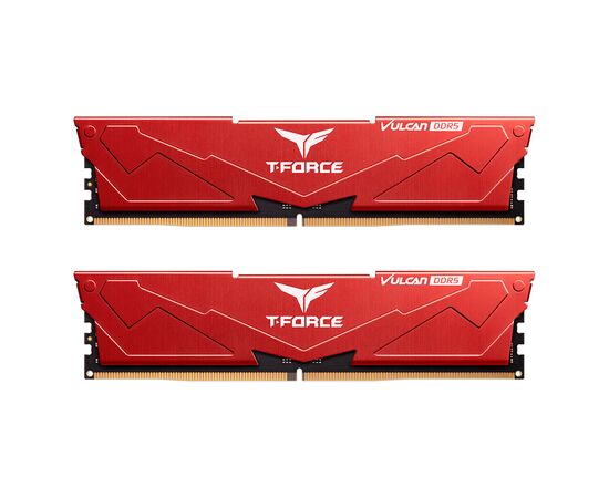  ОЗУ TEAMGROUP T-Force Vulcan 32GB (FLRD532G5600HC36BDC01) (2x16GB) DDR5 5600MHz CL36 (36-36-36-76) 1.2V / Red 