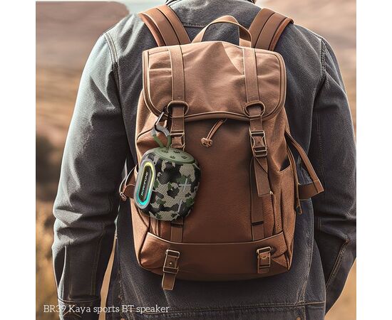  Портативная колонка BOROFONE BR39 Kaya sports BT speaker, camouflage green 