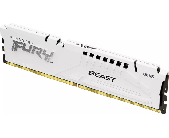  ОЗУ Kingston Fury Beast KF560C30BW-16 DDR5 - 1x 16ГБ 6000МГц, DIMM, White, Ret 
