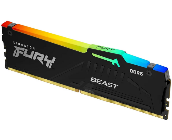  ОЗУ Kingston Fury Beast Black KF560C30BBA-16 DDR5 - 1x 16ГБ 6000МГц, DIMM, Ret 
