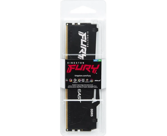  ОЗУ Kingston Fury Beast Black KF560C30BBA-16 DDR5 - 1x 16ГБ 6000МГц, DIMM, Ret 