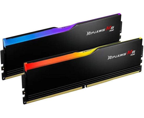  ОЗУ G.SKILL Ripjaws M5 RGB (F5-6400J3239F48GX2-RM5RK) 96GB (2x48GB) DDR5 6400MHz CL32 (32-39-39-102) 1.35V / Black 