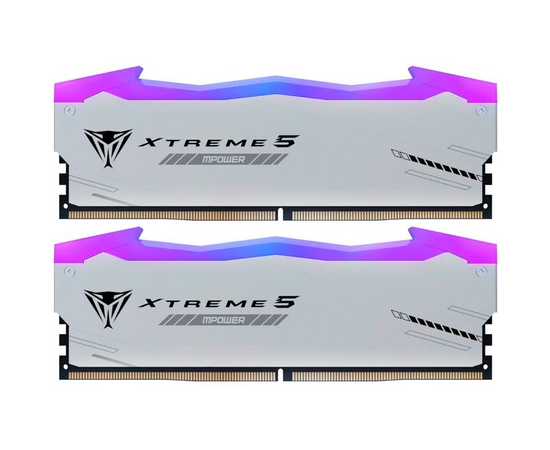  ОЗУ PATRIOT Xtreme 5 RGB Mpower (PVXR532G80C38KM) DDR 5 DIMM 32Gb (16Gbx2) 8000Mhz, (retail) 