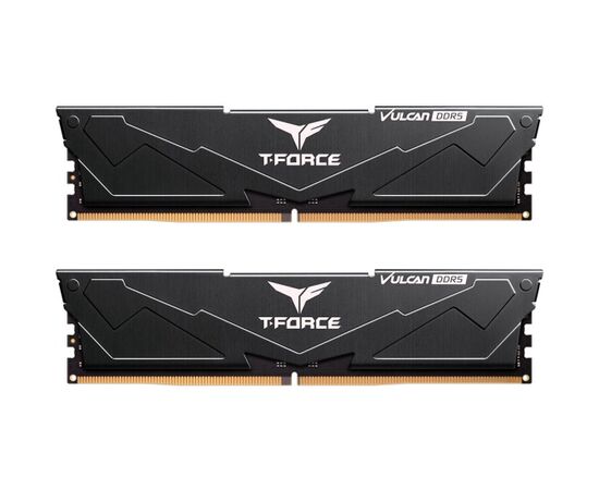  ОЗУ TEAMGROUP T-Force Vulcan 32GB (FLBD532G6000HC38GDC01) DDR5 (2x16GB) 6000MHz CL38 (38-46-46-76) 1.25V / Black 
