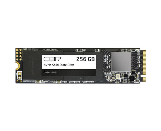  SSD CBR Base SSD-256GB-M.2-BS24b, 256 GB, M.2 2280, PCIe 3.0 x4, NVMe 1.3, 3D TLC NAND, R/W speed up to 2900/1800 