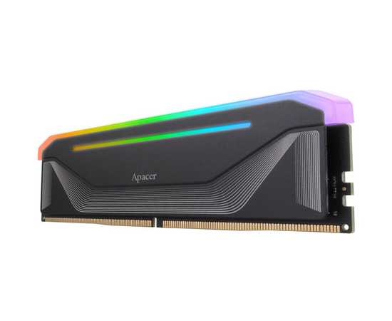  ОЗУ Apacer Nox (AH5U16G62C532NBAA-1) DDR5 16GB 6200MHz DIMM RGB Black Gaming Memory CL40 1.35V (Retail) 2048*8 Heat Sink (Retail) 