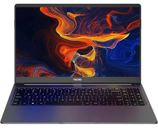 Ноутбук TECNO Megabook T1 T15RA (4894947013201) Core i5-13420H/16Gb/SSD512Gb/IntelUHD/FHD/Win11/grey 