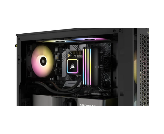  ОЗУ CORSAIR Dominator Titanium RGB CMP96GX5M2B6600C32 96GB 6600МГц DDR5 CL32 DIMM (Kit of 2x48GB) XMP 3.0, Black 