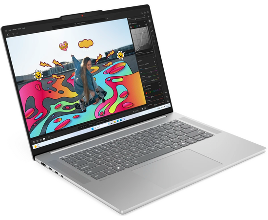  Ноутбук Lenovo IdeaPad 5 Slim (83J3001URK) 15.1 WQXGA OLED 500N 165Hz/R5-7535HS/16Gb/512Gb SSD/UMA/DOS/Cloud Grey 