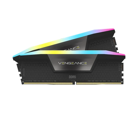  ОЗУ CORSAIR Vengeance RGB CMH32GX5M2B6400C32 32GB 6400МГц DDR5 CL32 DIMM (Kit of 2x16GB) XMP 3.0, Black 
