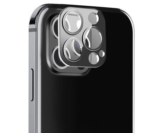  Защитное стекло на заднюю камеру COTEetCI Lens Film для iPhone 12 Pro 6.1", серебристый 
