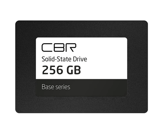  SSD CBR Base SSD-256GB-2.5-BS24b, 256 GB, 2.5, SATA III 6 Gbit/s, 3D TLC NAND, R/W speed up to 550/500 MB/s, TBW 