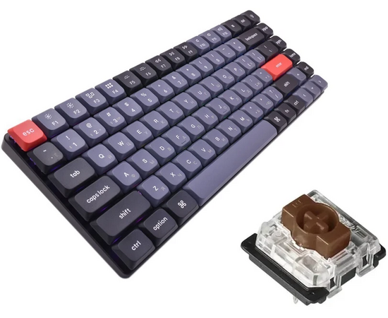  Клавиатура Keychron K3 Pro Gateron low profile Mechanical (K3P-H3-RU) Grey/Brown Switch 