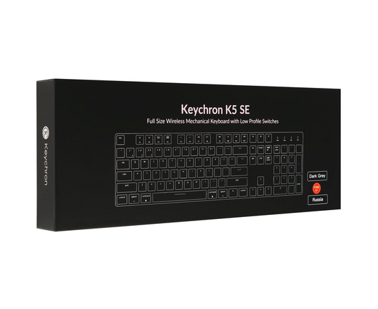  Клавиатура Keychron K5SE Keychron Optical (K5SE-E1-RU) Black/Red Switch 