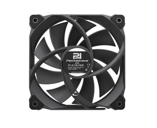  Вентилятор PentaWave PF-K12B PWM / 120mm 4 pin Magnetic FDB 500-1850rpm 83CFM 29.7dBA/ Black 